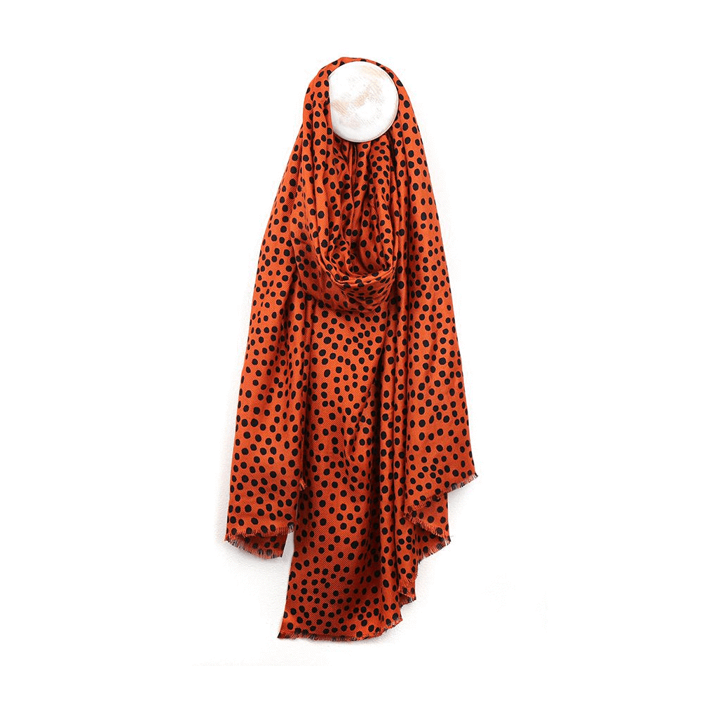 Peace of Mind Polka Dot Bamboo Viscose Scarf